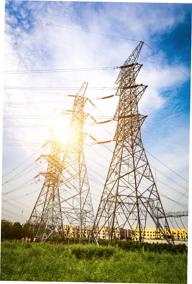 Torres de transmissão elétrica